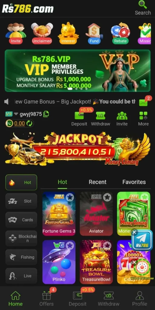 RS786 game app