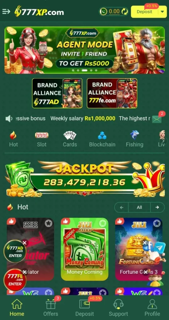 777xp casino